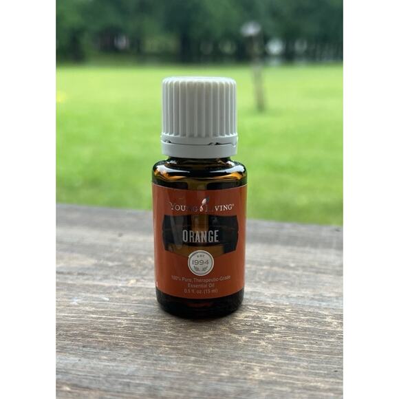 Young Living Essential Oil -Orange- (15ml) New Sealed - HALF FULL - Picture 1 of 4